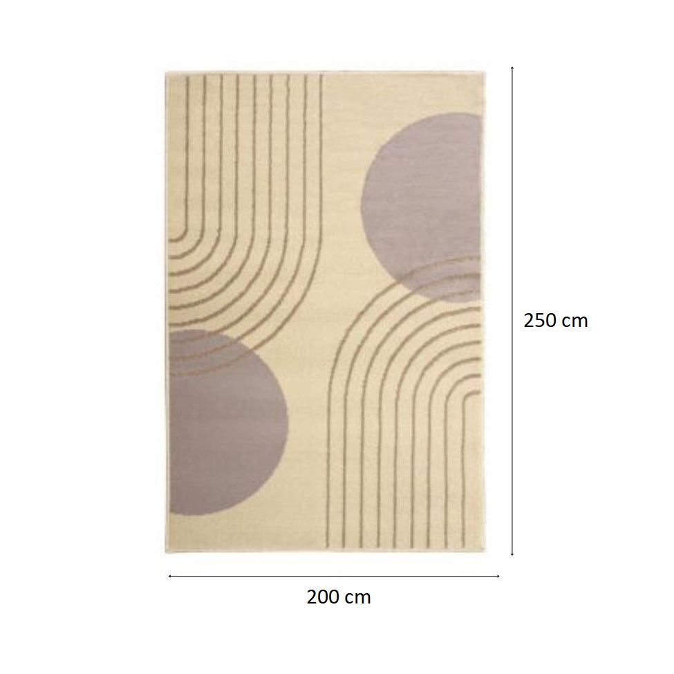 Tapete Herat New Retangular Roselan (200x250) Bege