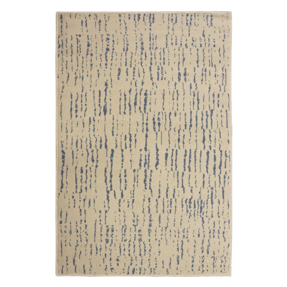 Tapete Herat New Retangular Roselan (200x300) Bege e Azul