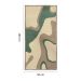 Tapete Herat New Retangular Roselan (50x100) Bege e Verde