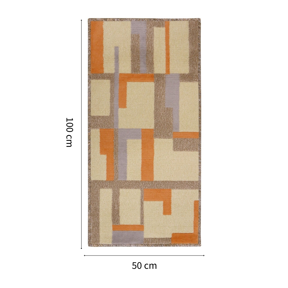 Tapete Herat New Retangular Roselan (50x100) Colorido