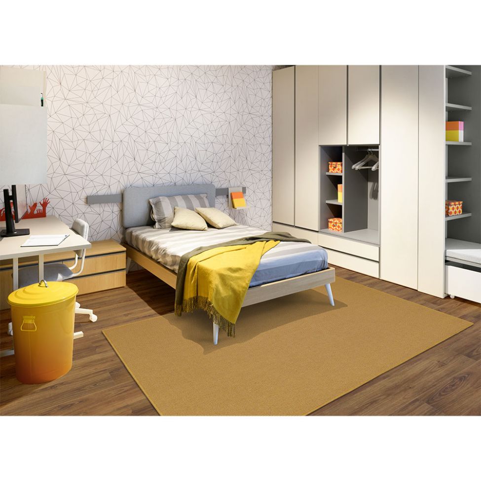 Tapete Julia Tramado Retangular Polipropileno (150x200) Bege