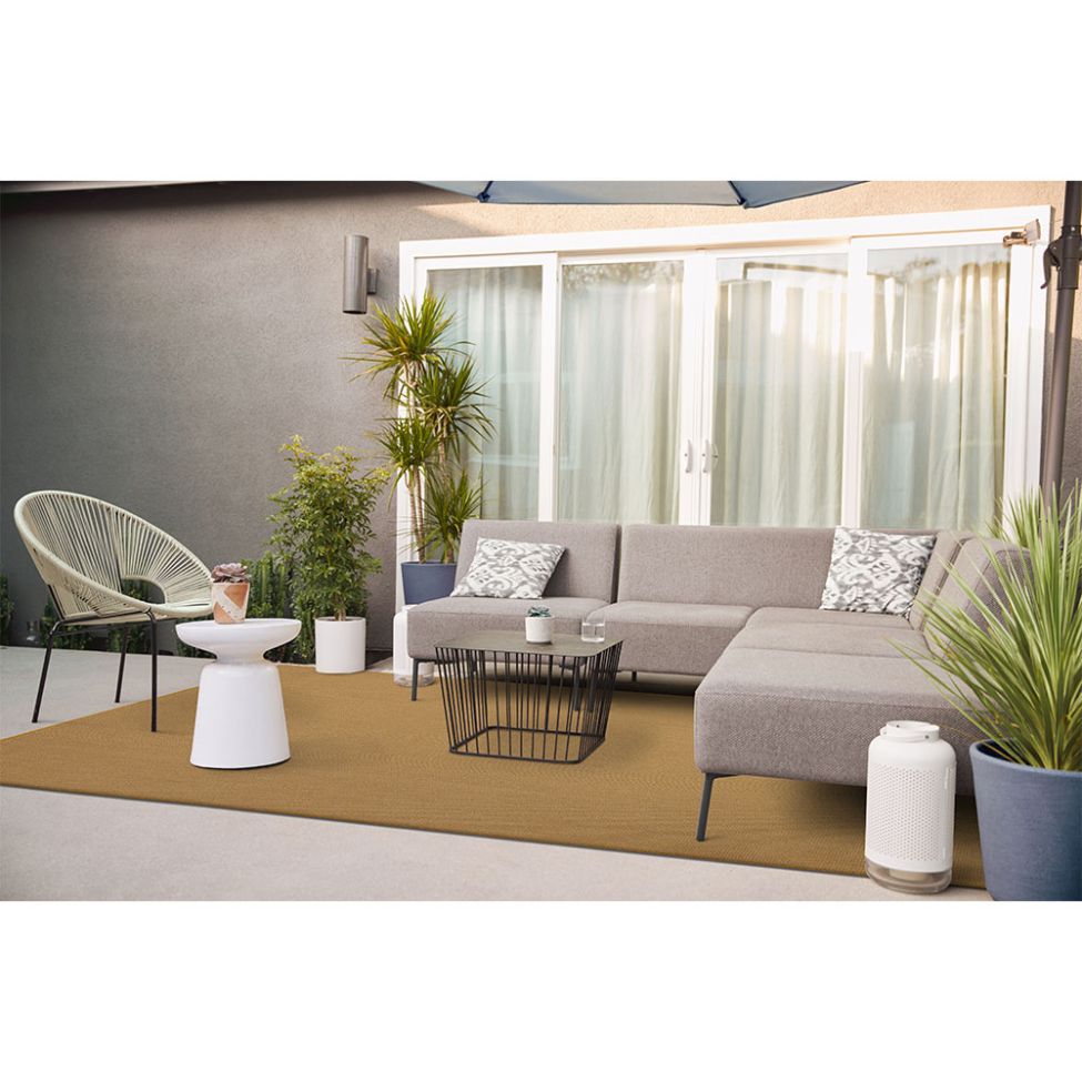 Tapete Julia Tramado Retangular Polipropileno (200x300) Bege