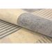 Tapete Labella Livre Retangular Veludo (100x1500) Cinza e Bege