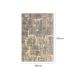 Tapete Labella Patina Retangular Veludo (100x1500) Cinza e Bege