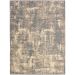 Tapete Labella Patina Retangular Veludo (150x200) Cinza e Bege