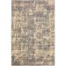 Tapete Labella Patina Retangular Veludo (200x300) Cinza e Bege