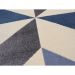 Tapete Lyre Retangular Polipropileno (100x150) Azul