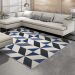 Tapete Lyre Retangular Polipropileno (200x250) Azul