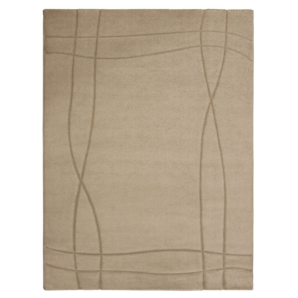 Tapete Mira Retangular Polipropileno (150x200) Bege