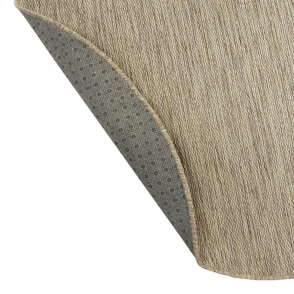 Tapete New Bouclé Redondo Roselan (140x140) Palha