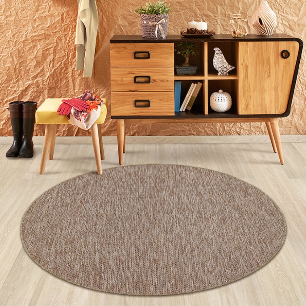 Tapete New Bouclé Redondo Roselan (140x140) Piauí