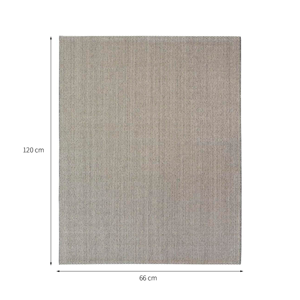 Tapete New Boucle Retangular  (66x120) Cinza