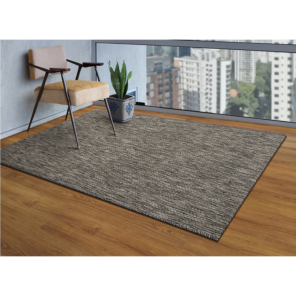 Tapete New Boucle Retangular Roselan (100x150) Chumbo
