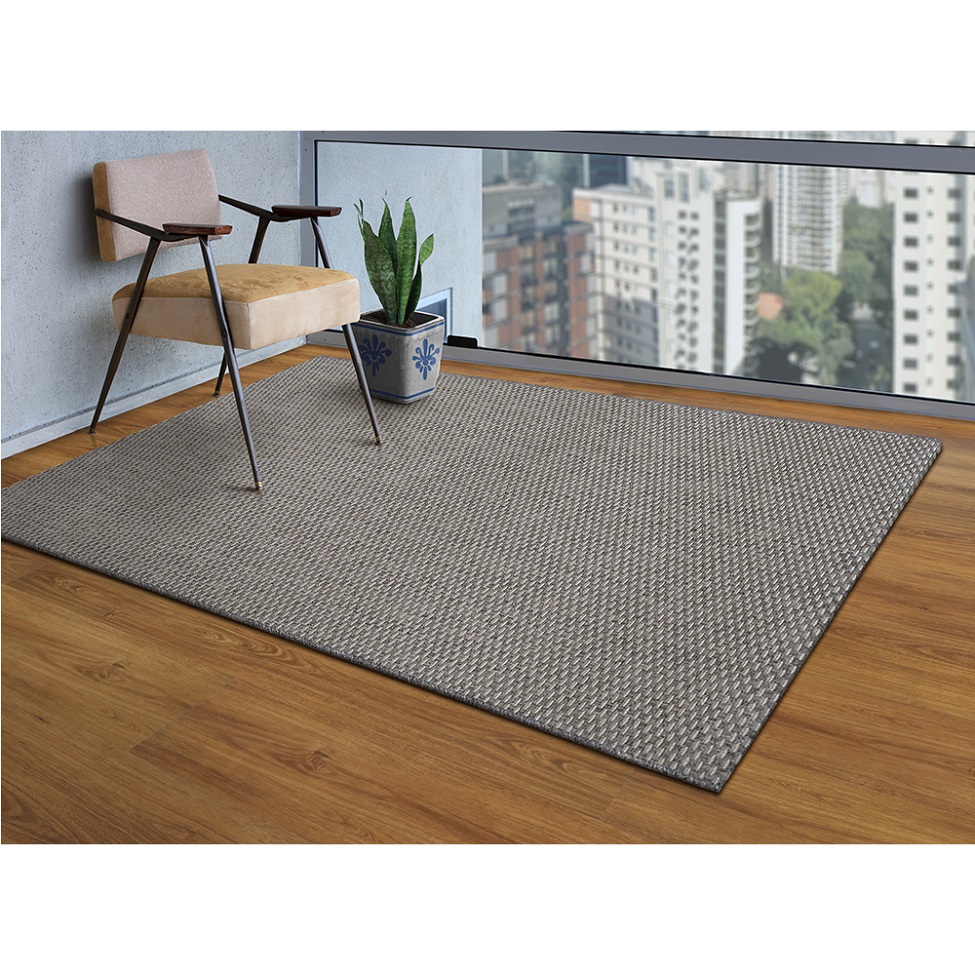 Tapete New Boucle Retangular Roselan (100x150) Vulcan