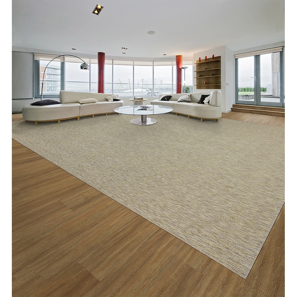 Tapete New Boucle Retangular Roselan (400x600) Palha