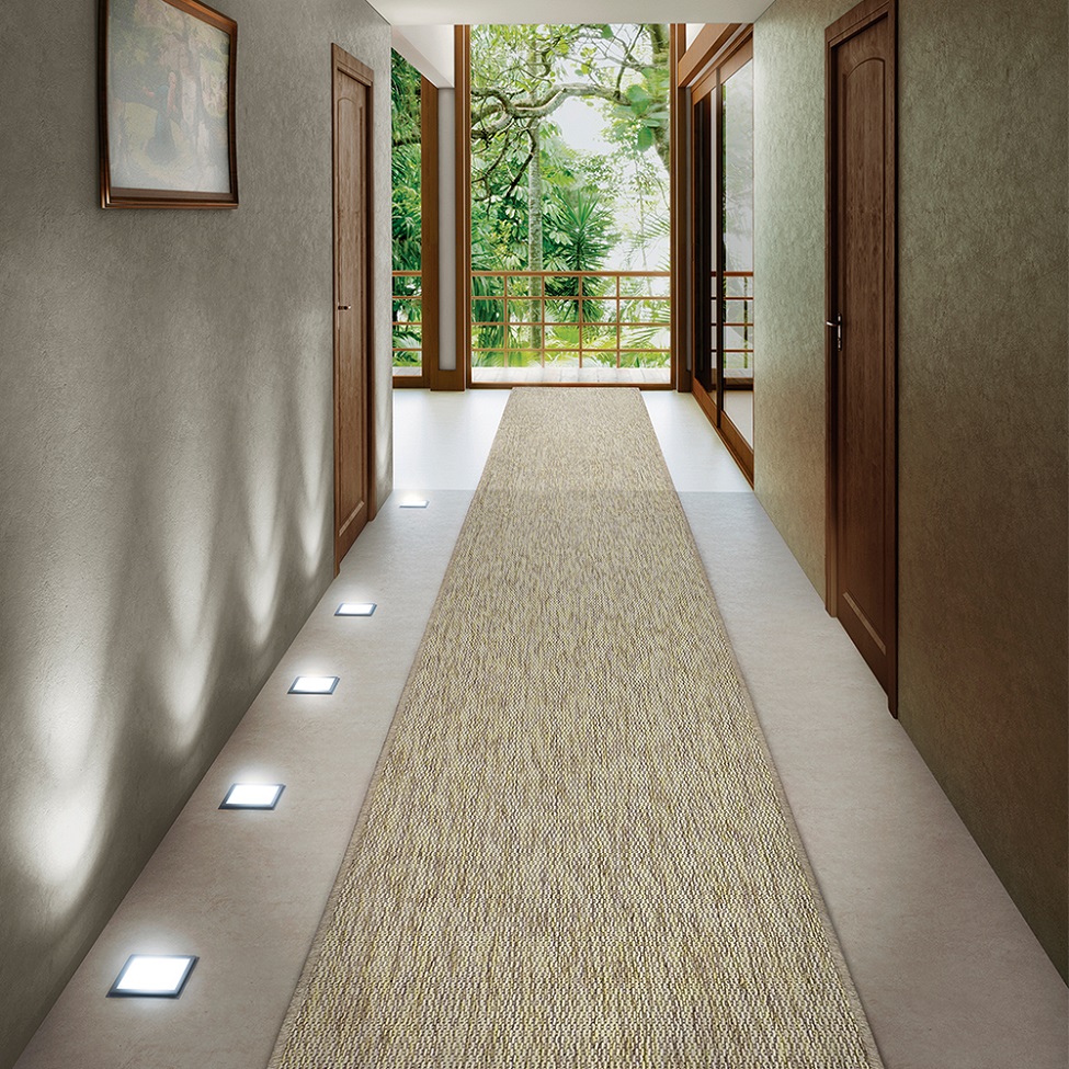 Tapete New Boucle Retangular Roselan (75x180) Palha