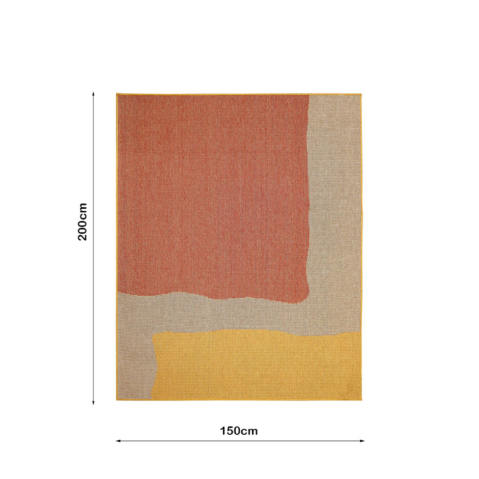 Tapete New Colors Charlotte Retangular (150x200cm) Colorido