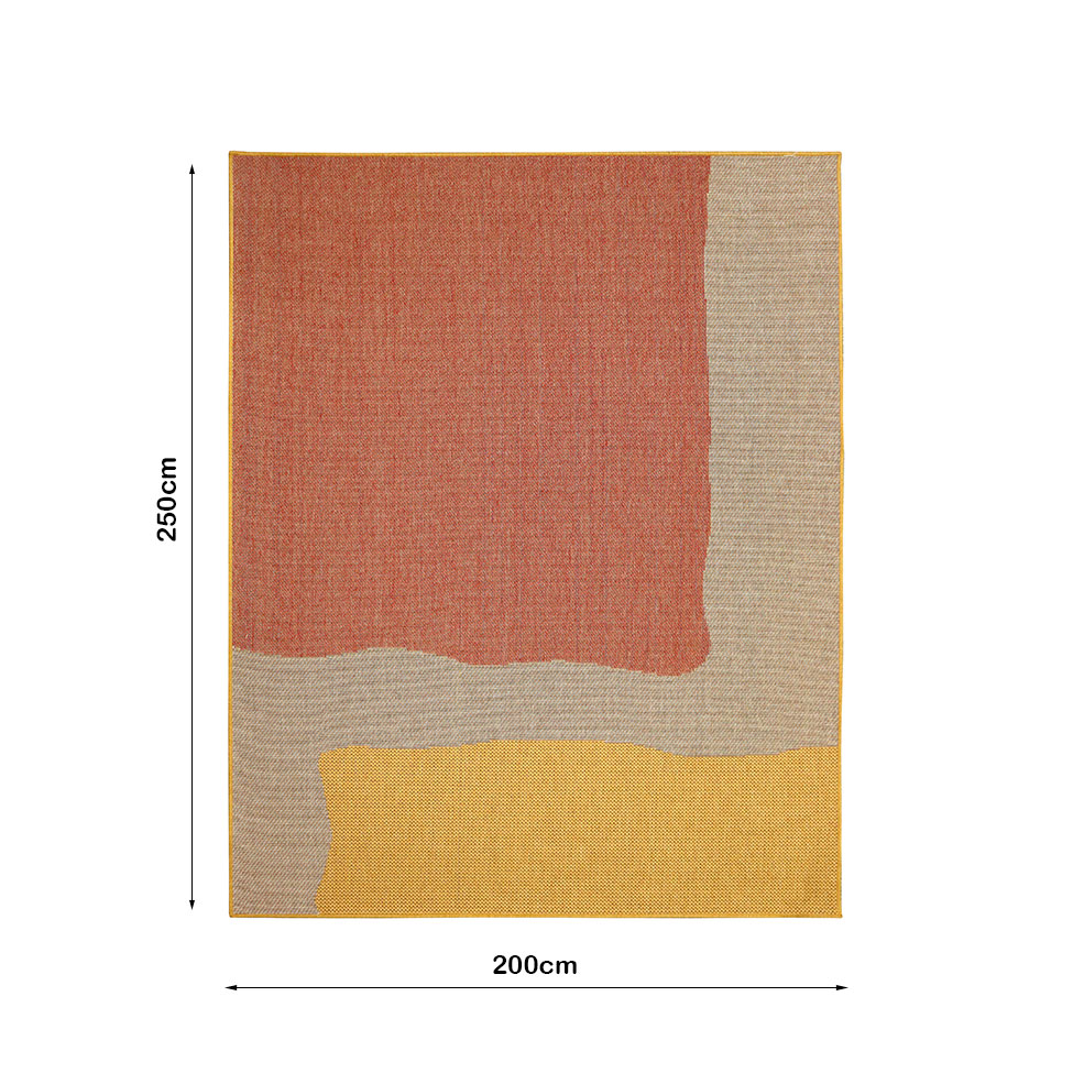 Tapete New Colors Charlotte Retangular (200x250cm) Colorido