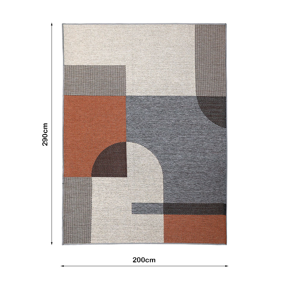 Tapete New Colors Magia Retangular (200x290cm) Colorido