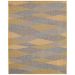 Tapete New Colors Mystic Retangular (200x250cm) Cinza Claro e Amarelo