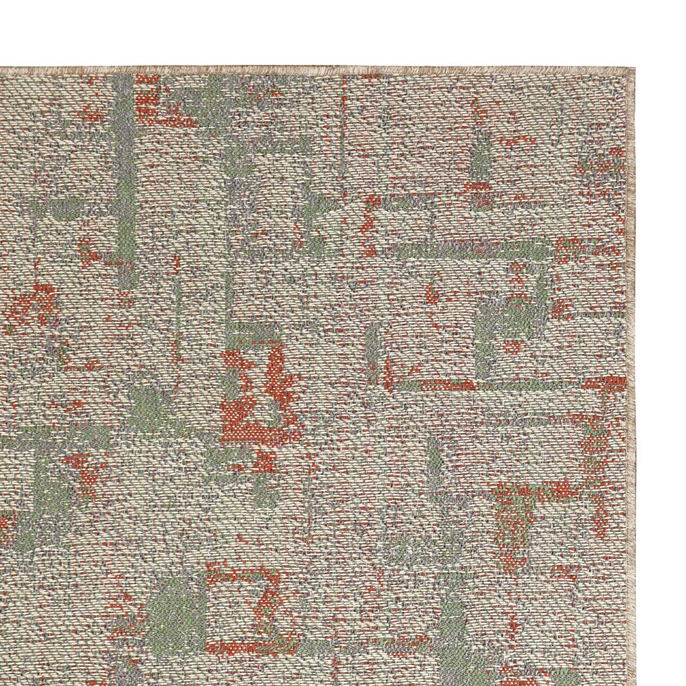 Tapete New Colors Prático Retangular (200x250cm) Cinza e Laranja