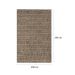 Tapete New Colors Studo Retangular Bouclé (200x290) Cinza