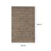 Tapete New Colors Studo Retangular Bouclé (400x500) Cinza