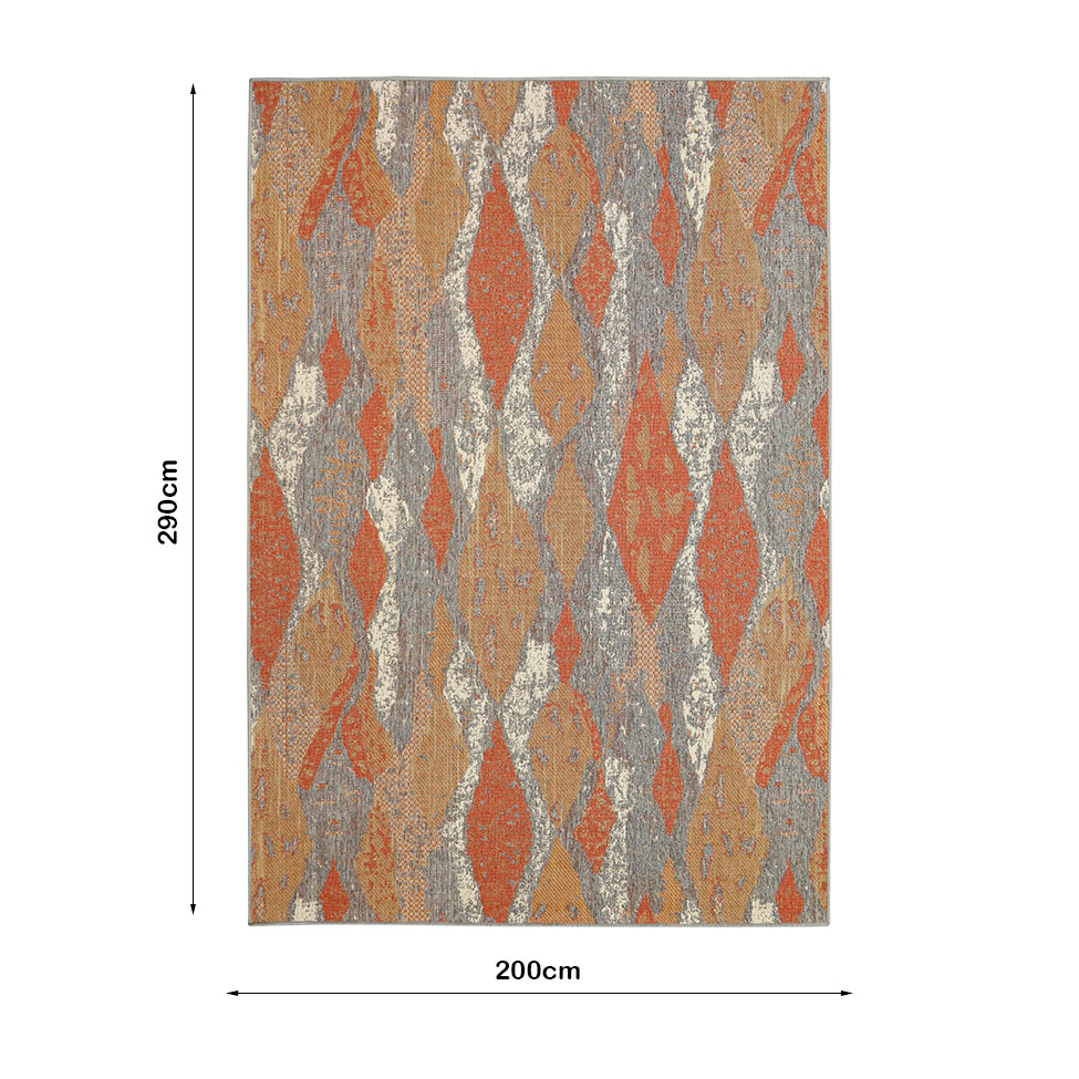 Tapete New Colors Texture Retangular (200x290cm) Colorido