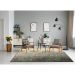 Tapete New Look Arabesco Retangular Veludo (150x200) Cinza e Verde