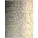 Tapete New Look Arabesco Retangular Veludo (300x400) Cinza e Verde