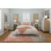Tapete New Look Magia Retangular Veludo (200x250) Cinza e Laranja