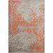 Tapete New Look Magia Retangular Veludo (200x290) Cinza e Laranja