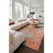 Tapete New Look Magia Retangular Veludo (200x290) Cinza e Laranja