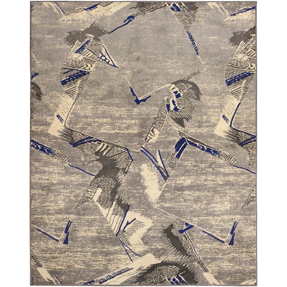 Tapete New Look Retangular Polipropileno (300x400) Cinza