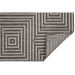 Tapete Outdoor Retangular Polipropileno (150x200) Preto e Branco