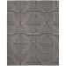 Tapete Outdoor Retangular Polipropileno (200x250) Preto e Branco