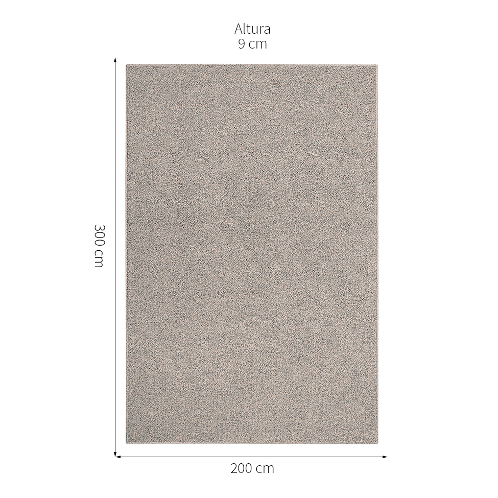 Tapete Paradise Retangular Saxony (200x300) Lua Nova