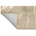 Tapete Perfeita Big Bag Retangular Veludo (200x250) Bege