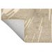 Tapete Perfeita Big Bag Retangular Veludo (200x290) Bege