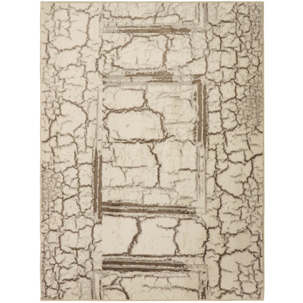 Tapete Perfeita Memórias Retangular Veludo (150x200) Bege