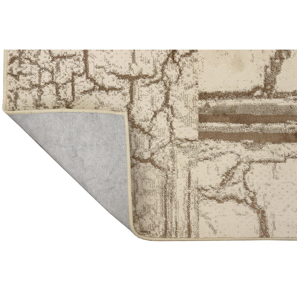 Tapete Perfeita Memórias Retangular Veludo (200x250) Bege