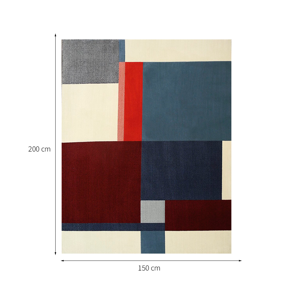 Tapete Pixel N Retangular Veludo (150x200) Geométrico