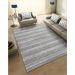 Tapete Retangular Mykonos Lis Veludo (140x200) Cinza