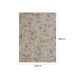 Tapete Rimma Cornner Retangular Veludo (150x200) Cinza