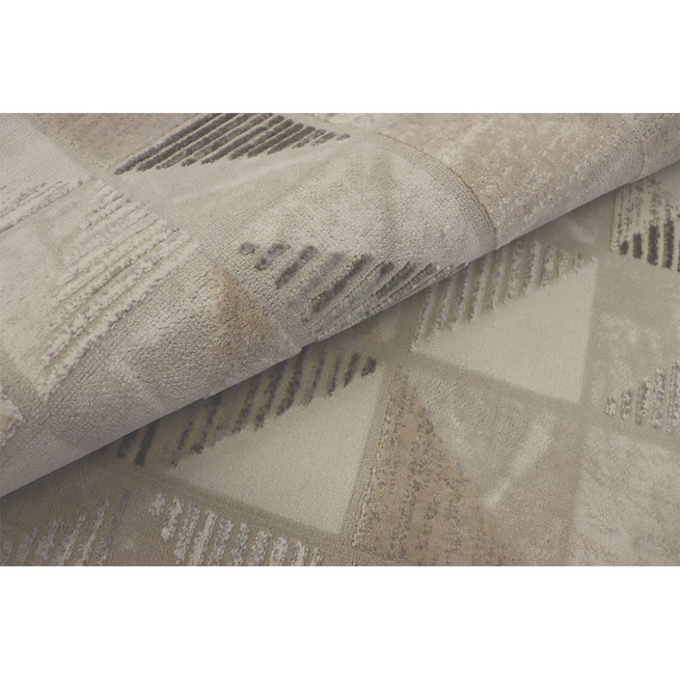 Tapete Rimma Cornner Retangular Veludo (150x200) Cinza