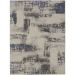 Tapete Rimma Park Retangular Veludo (150x200) Cinza