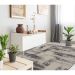 Tapete Rimma Park Retangular Veludo (150x200) Cinza