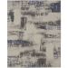 Tapete Rimma Park Retangular Veludo (200x250) Cinza