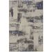 Tapete Rimma Park Retangular Veludo (200x300) Cinza