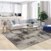 Tapete Rimma Park Retangular Veludo (200x300) Cinza